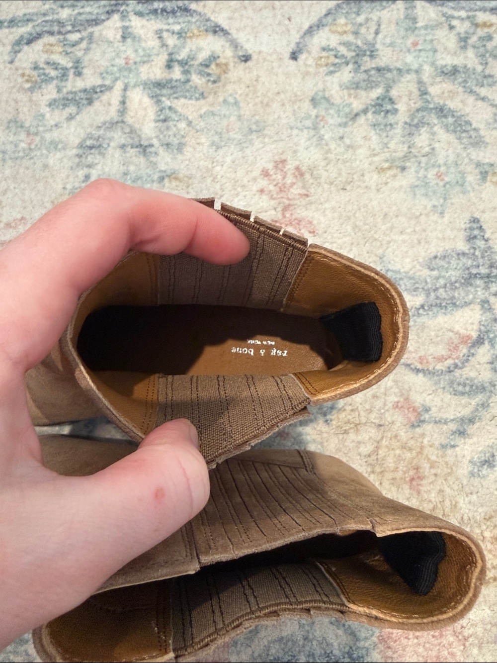 NWOT Rag & Bone Rover Suede Ankle Boots - Picture 8 of 8